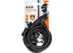 Axa Resolute C&acirc;bles Antivol &Oslash;8mm 150cm - Mat Noir