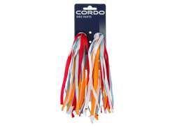 Cordo Streamer 1 Serpentins Pour V&eacute;los - Rouge/Orange/Bleu/Blanc