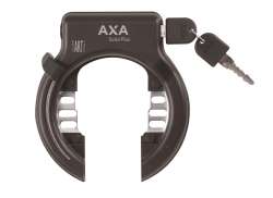 Axa Solid Plus Antivols De Cadre + Pile Verrou Shimano - Noir