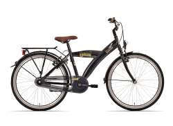 BikeFun Urban V&eacute;lo Gar&ccedil;ons 24&quot; 3V V-Frein - Noir