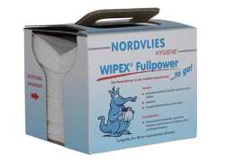 Nordvlies Wipex Fullpower Chiffons D&acute;Entretien Distributeur - Blanc (100)