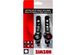 Simson Bullet Set &Eacute;clairage LED - Noir