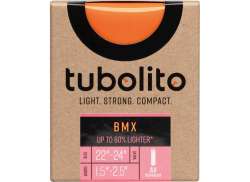 Tubolito Tubo BMX Chambre &Agrave; Air 22/24 x 1.5 -2.5 Valve Schrader 40mm - Orange.