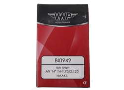 VWP Chambre &Agrave; Air 14-1.75/2.125&quot; Coud&eacute; Auto Valve - Noir
