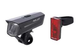 XLC Proxima Plus S24+ Jeu D&acute;&Eacute;clairages LED Pile USB - Rouge/Noir
