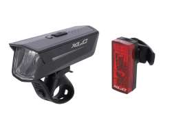 XLC Proxima Pro S25 Jeu D&acute;&Eacute;clairages LED Pile USB - Rouge/Noir