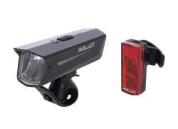 XLC Proxima S24 Jeu D&acute;&Eacute;clairages LED Pile USB - Rouge/Noir