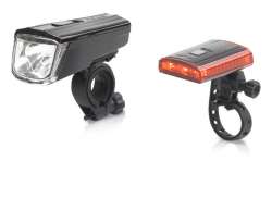XLC Titania CL-S16 Set &Eacute;clairage LED Pile USB - Noir