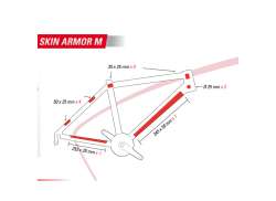 Zefal Cadre Protection Skin Armor 12 Pi&egrave;ces - Taille M